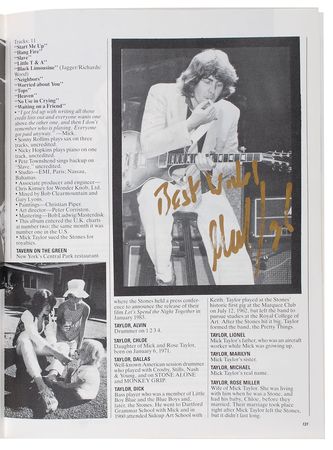 Lot #7109 Rolling Stones Signed Book - Image 5