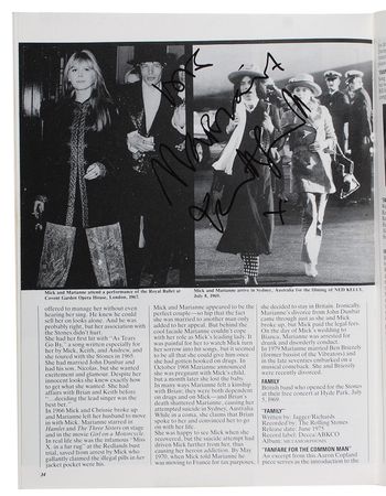 Lot #7109 Rolling Stones Signed Book - Image 6