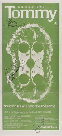 Lot #7249 The Who and Clapton Signed Tommy Poster - Image 1