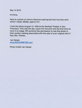 Lot #711 Johnny Ramone - Image 7