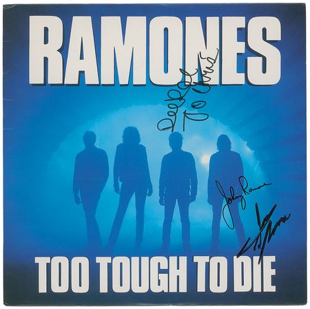 Lot #7442 Pair of Ramones Signed Albums - Image 1
