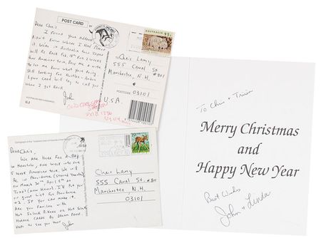 Lot #7472 Three Pieces of Johnny Ramone Correspondence - Image 1
