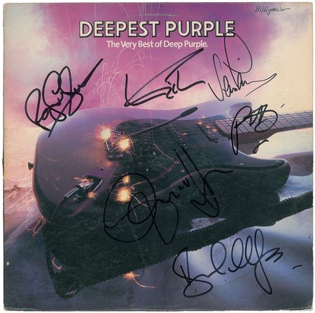 Lot #7289 Deep Purple Signed Album - Image 1