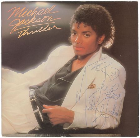 Lot #7155 Michael Jackson Signed Album - Image 1