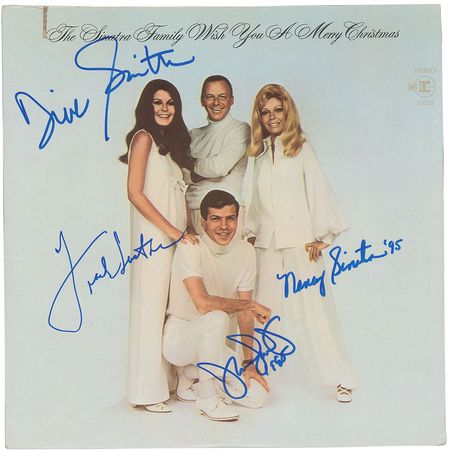 Lot #7200 Frank Sinatra and Family Signed Album - Image 1