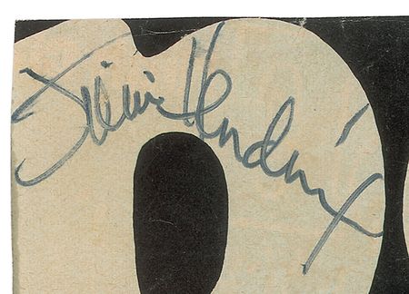 Lot #7092 Jimi Hendrix Experience Signed Magazine Cover - Image 2