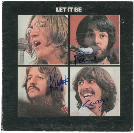 Lot #7015 Beatles: Harrison, McCartney, and Starr