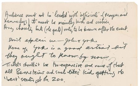Lot #7035 John Lennon Handwritten Note - Image 1