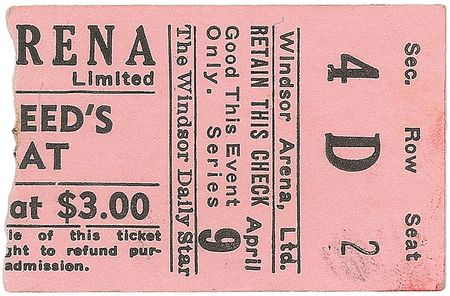 Lot #7236 Buddy Holly Ticket and Ad - Image 1
