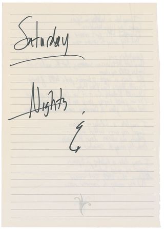 Lot #7533 Counting Crows: Adam Duritz Handwritten Lyrics - Image 2