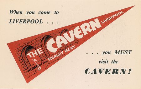 Lot #7069 Beatles Cavern Club Promo Card - Image 2