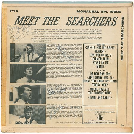 Lot #7262 The Searchers Signed Album - Image 1