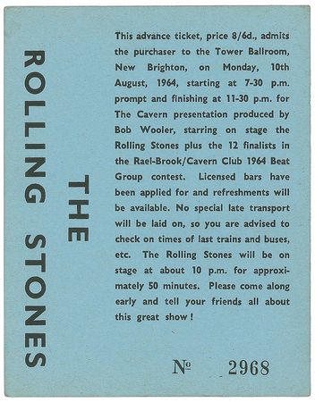 Lot #7115 Collection of Three Rolling Stones Tickets - Image 2
