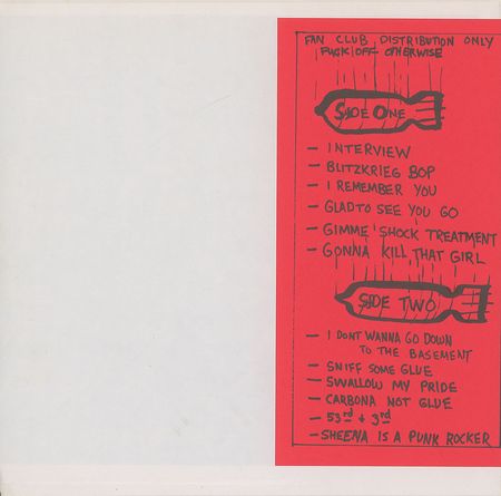 Lot #7459 The Ramones ?Fan Club Only? Album - Image 2