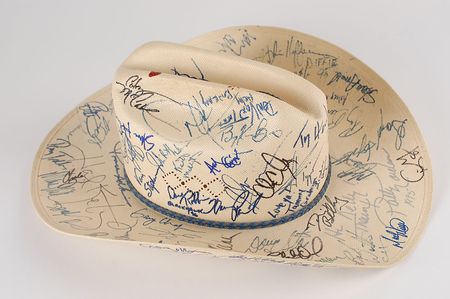 Lot #7168 Country Music Signed Cowboy Hat - Image 3