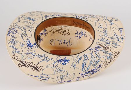 Lot #7168 Country Music Signed Cowboy Hat - Image 5