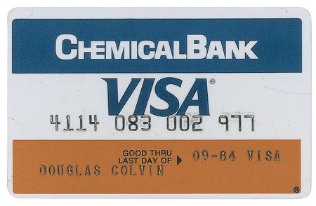Lot #7503 Dee Dee Ramone?s Signed Credit Card - Image 1