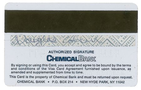 Lot #7503 Dee Dee Ramone?s Signed Credit Card - Image 2