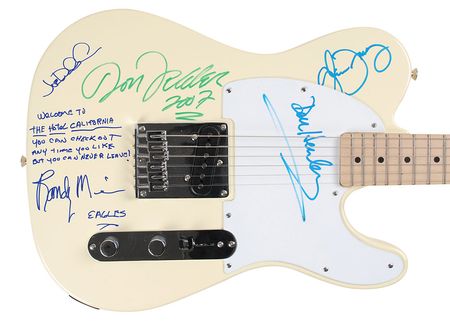 Lot #7326 Eagles Signed Guitar - Image 2
