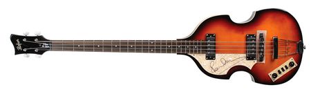 Lot #7023 Paul McCartney Signed Bass Guitar