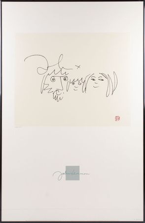 Lot #7033 John Lennon Lithograph - Image 1