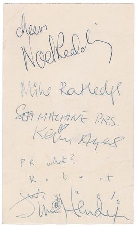 Lot #7093 Jimi Hendrix Signature - Image 1