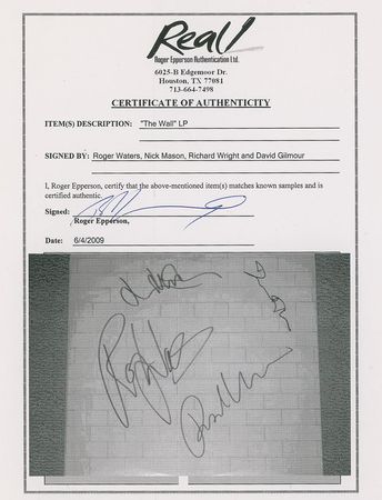 Lot #7147 Pink Floyd Signed Album - Image 3