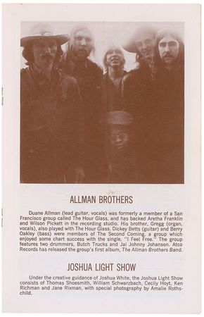 Lot #7134 Grateful Dead Fillmore East Program - Image 3