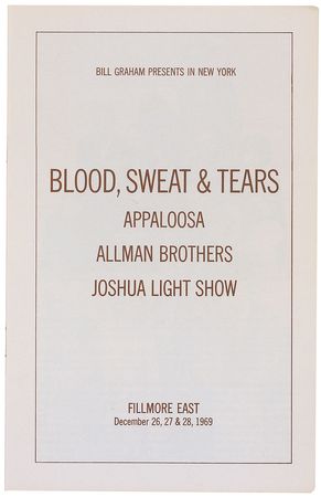 Lot #7268 The Allman Brothers Fillmore East Program - Image 1