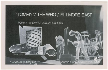 Lot #7274 The Who ?Tommy? Fillmore East Program - Image 2