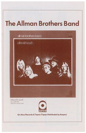 Lot #7269 The Allman Brothers Fillmore East Program - Image 3