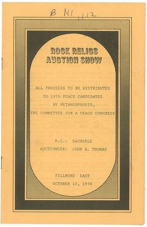 Lot #7273 Fillmore East ?Rock Relics? Auction - Image 2