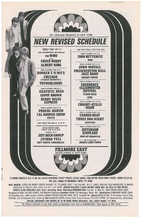 Lot #7143 Led Zeppelin Fillmore East Program - Image 3