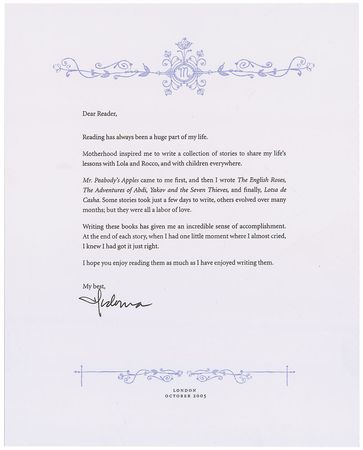 Lot #7162 Madonna Book Set With Signed Letter - Image 1