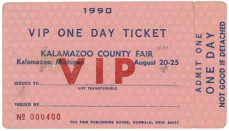 Lot #7516 Stevie Ray Vaughan?s Signed Backstage Pass and Ticket - Image 2