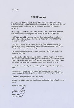 Lot #7285 AC/DC Signed Photograph - Image 2