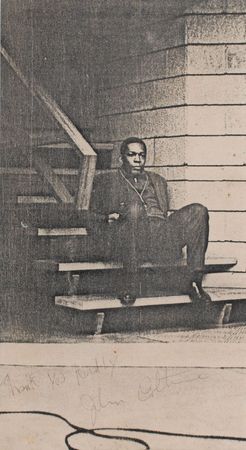 Lot #7171 John Coltrane Signed Photograph - Image 1