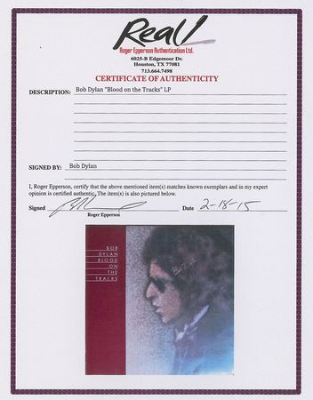 Lot #7086 Bob Dylan Signed Album - Image 2