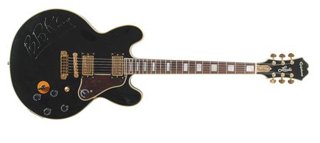 Lot #7325 B. B. King Signed Guitar - Image 1