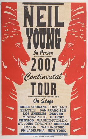 Lot #7356 Neil Young Pair of Posters - Image 1