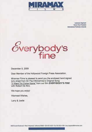 Lot #7025 Paul McCartney Signed Typed Lyrics - Image 2