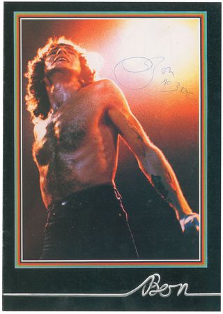 Lot #7286 AC/DC Signed Program - Image 1