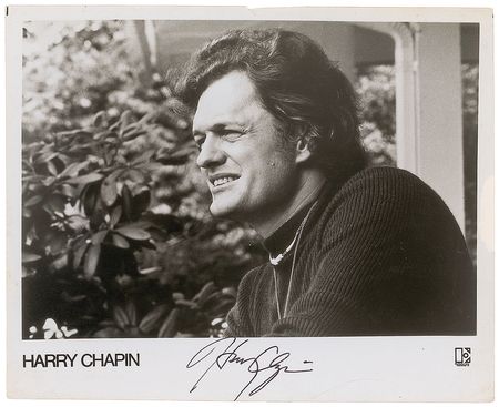 Lot #7297 Harry Chapin Signed Photograph - Image 1