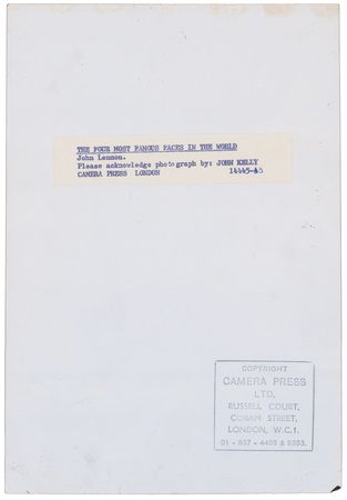 Lot #7060 John Lennon Photograph - Image 2