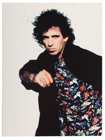 Lot #7112 Keith Richards Signed Program - Image 1