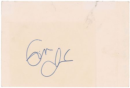 Lot #7252 Eric Clapton Signature - Image 1