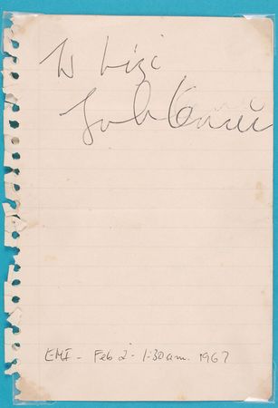Lot #7034 John Lennon Signature - Image 2