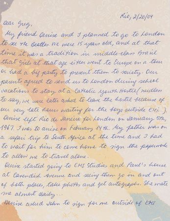 Lot #7034 John Lennon Signature - Image 3