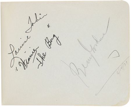 Lot #7178 Big Band and Jazz Musicians Signed Autograph Book - Image 3