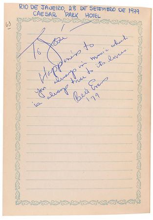 Lot #7176  Jazz Musicians Signed Autograph Book - Image 4